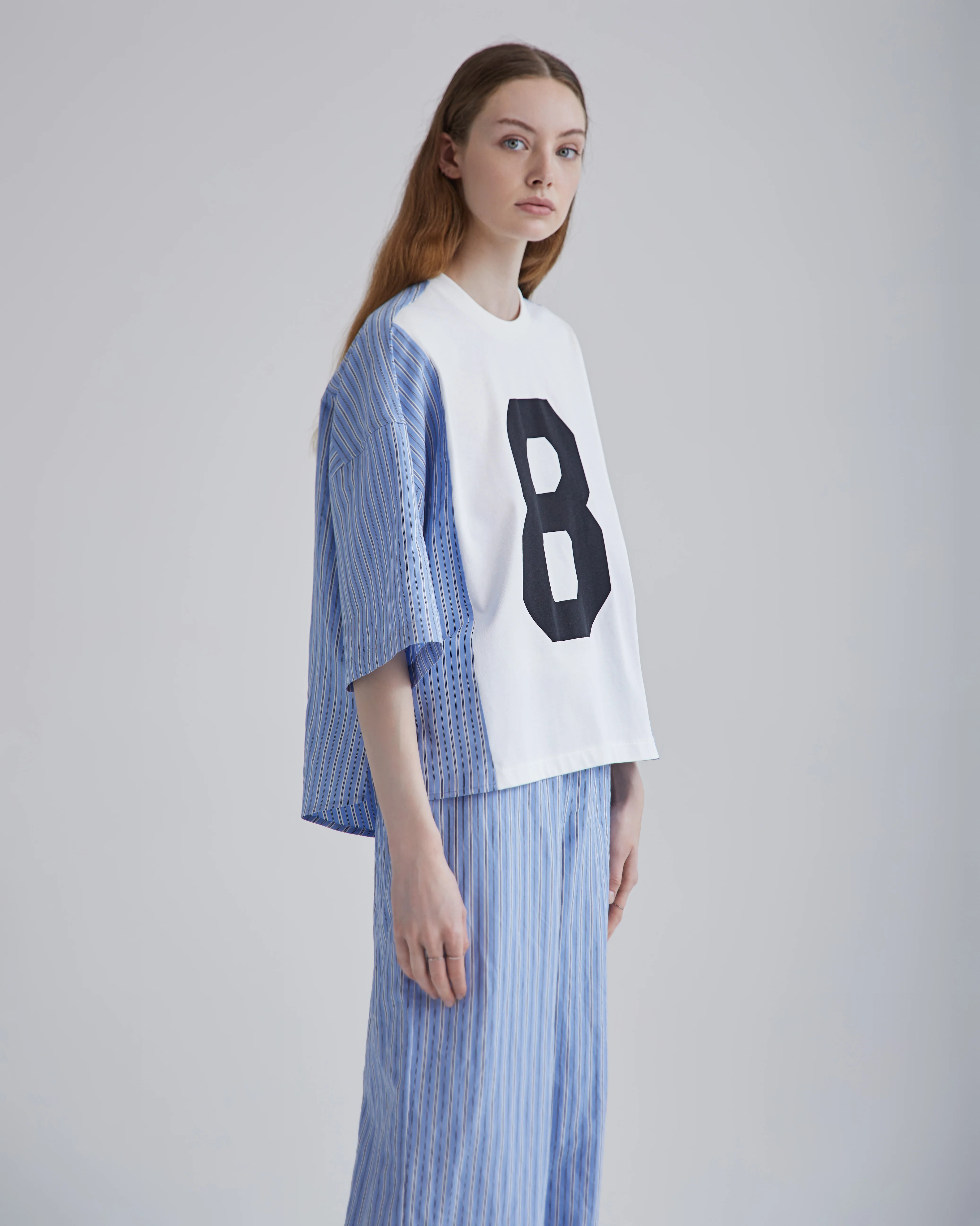 Atlantis T-shirt Azzurro Oxford