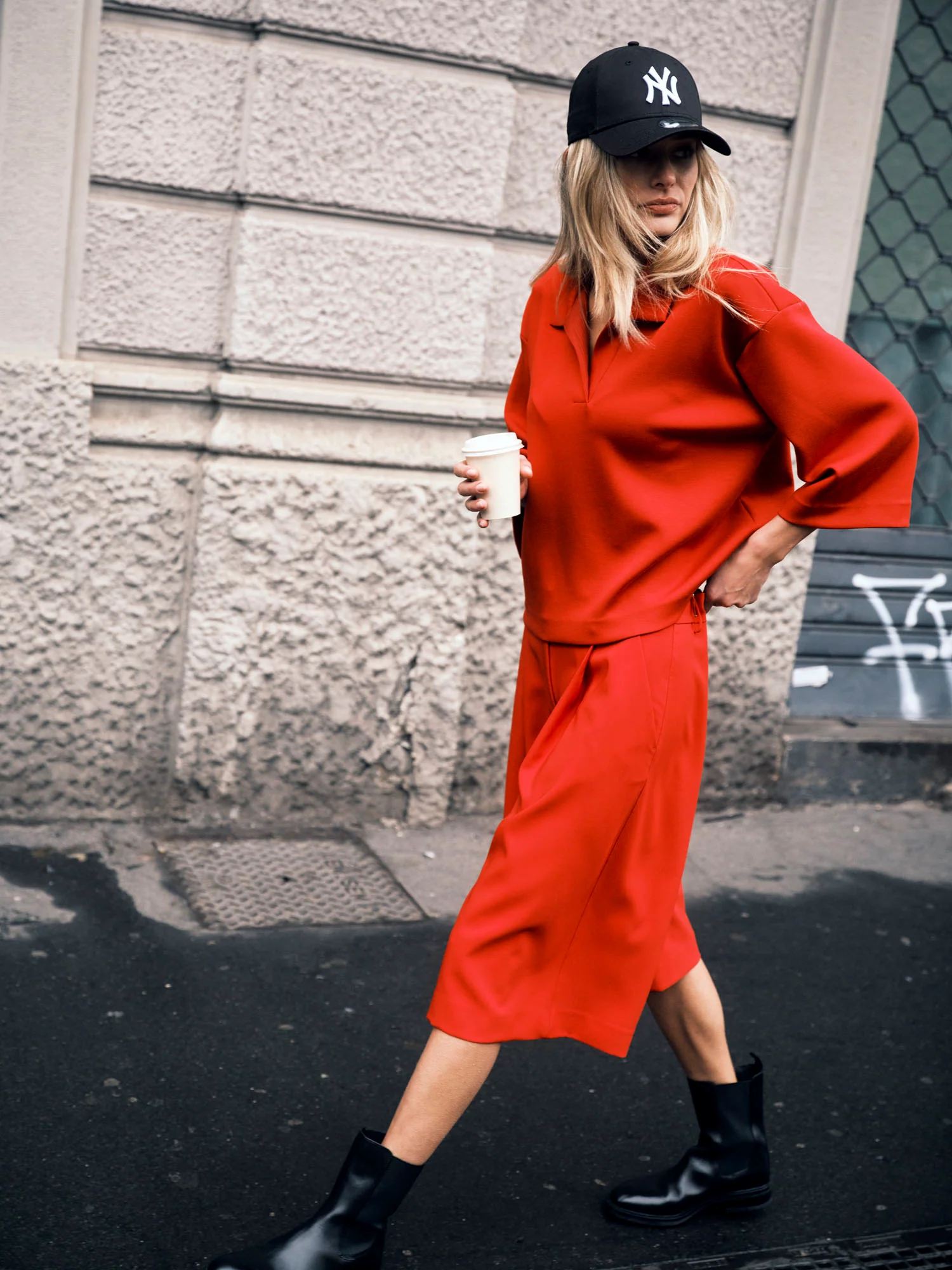 De Gaulle Short Rosso