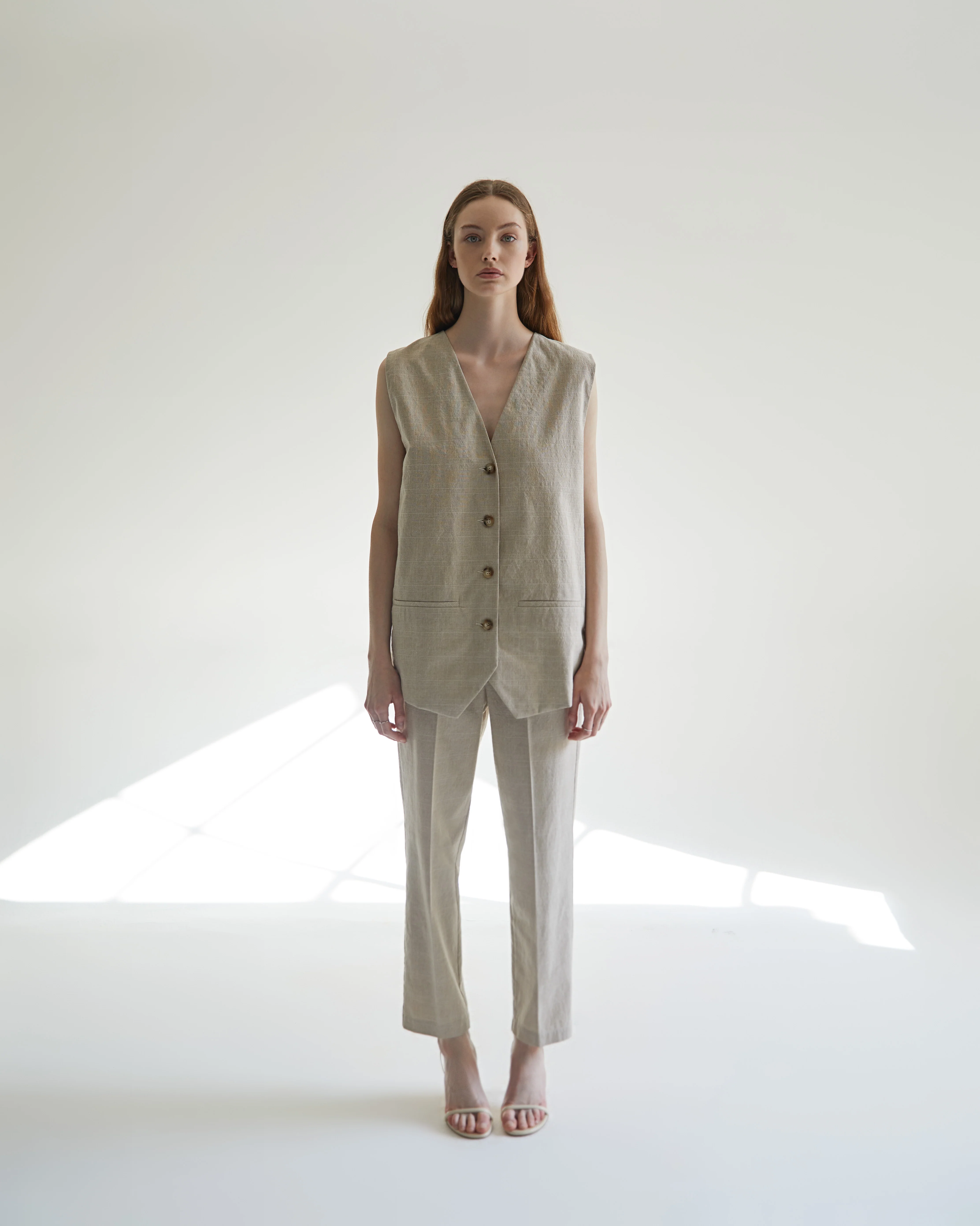 Eden Rock Gilet Beige