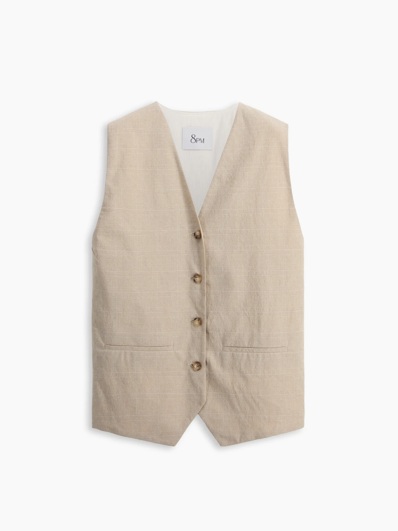 Eden Rock Gilet Beige - Image 3
