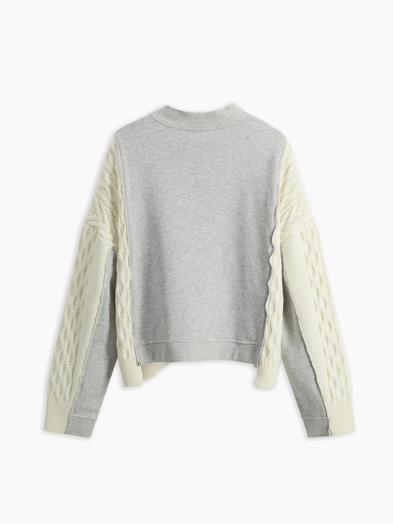 Elena Cardigan Grigio Perla Mel. - Image 3