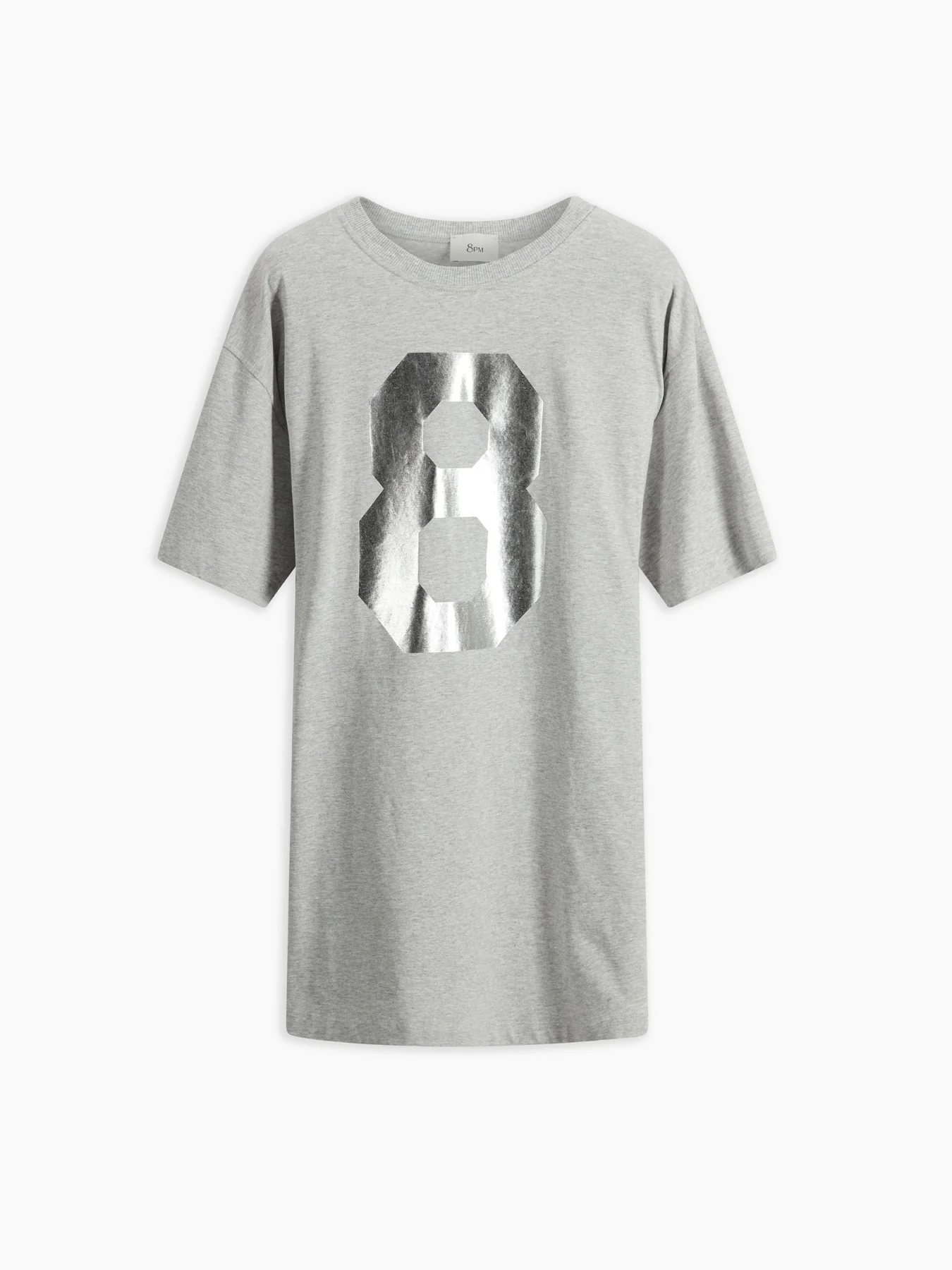 Esme T-shirt Grigio Perla Mel-argento - Image 2