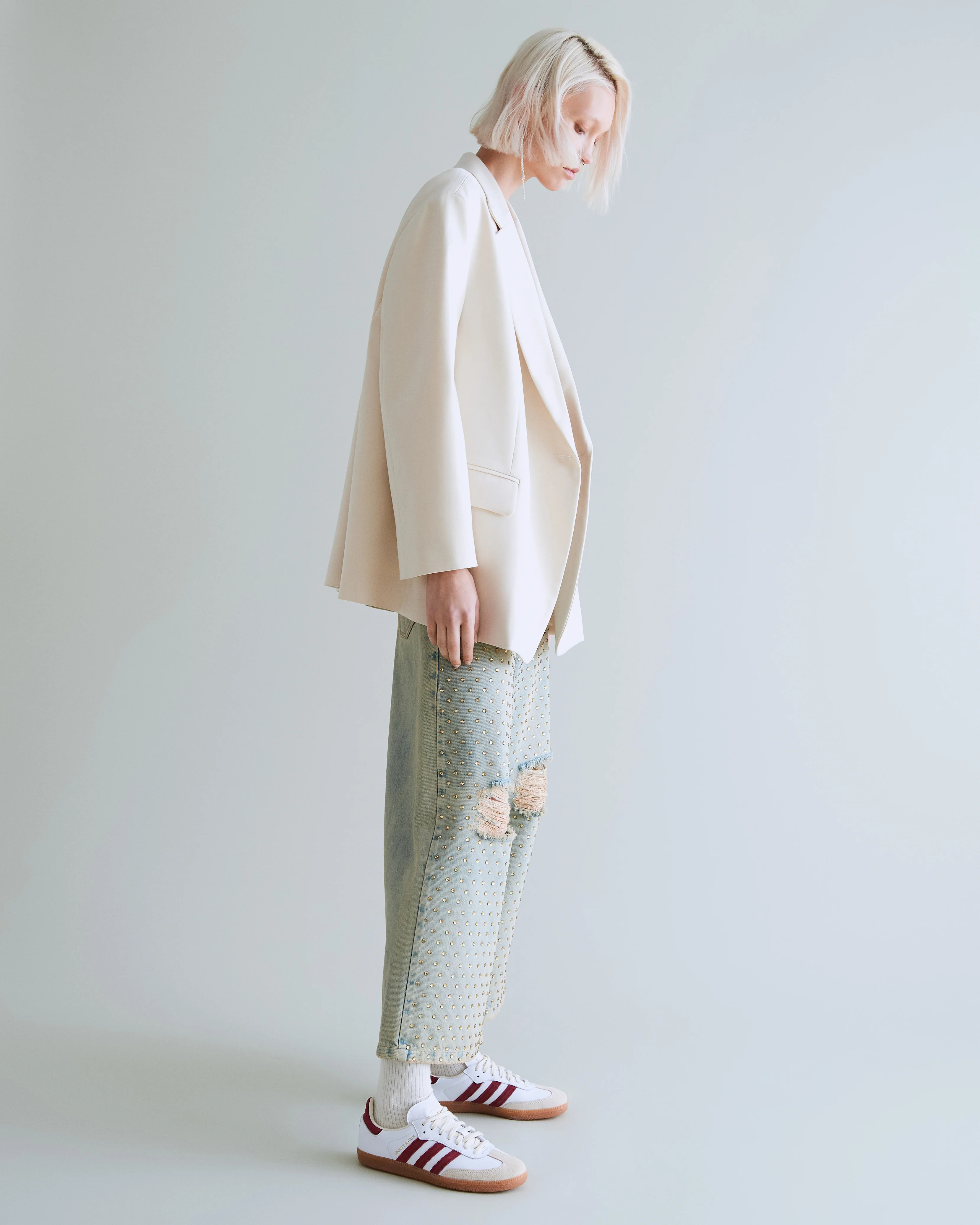 Franklin Pantalone Denim Chiaro Invecchiato