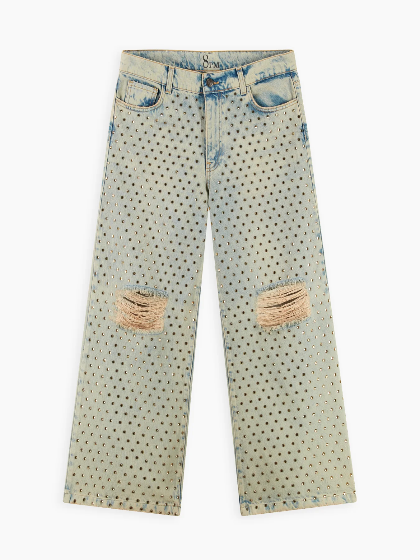 Franklin Pantalone Denim Chiaro Invecchiato - Image 2