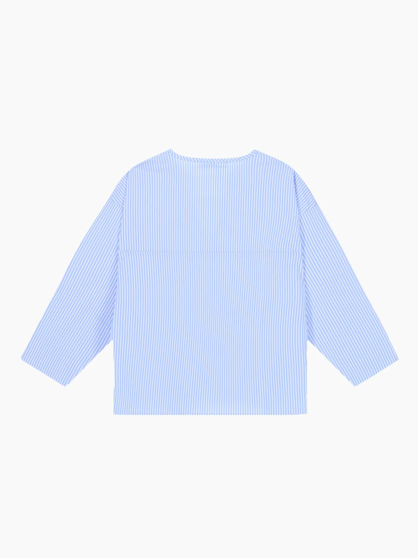 Giacarta-a Blusa Azzurro Oxford - Image 2