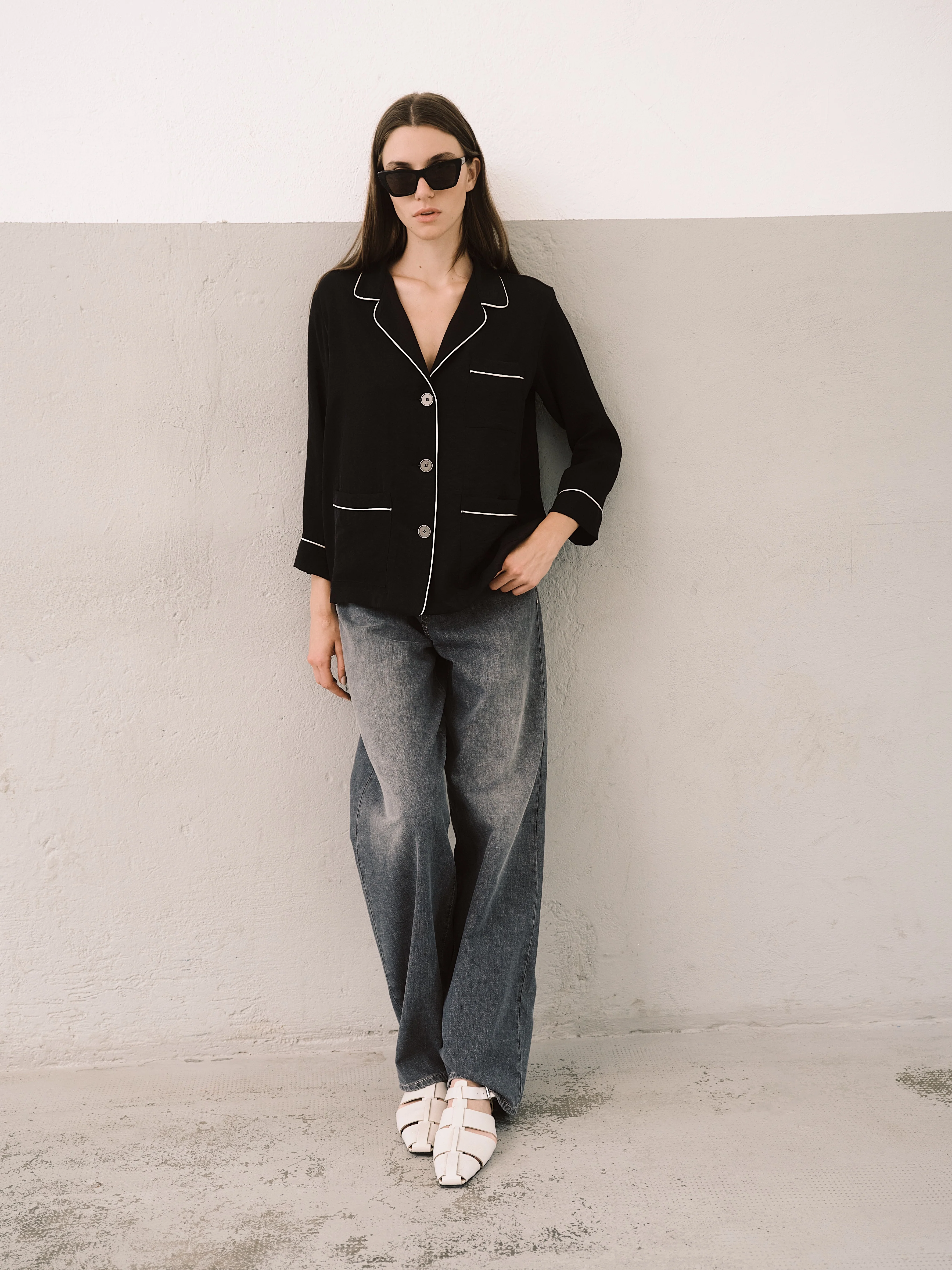 Ginevra Pantalone Grigio - Image 2