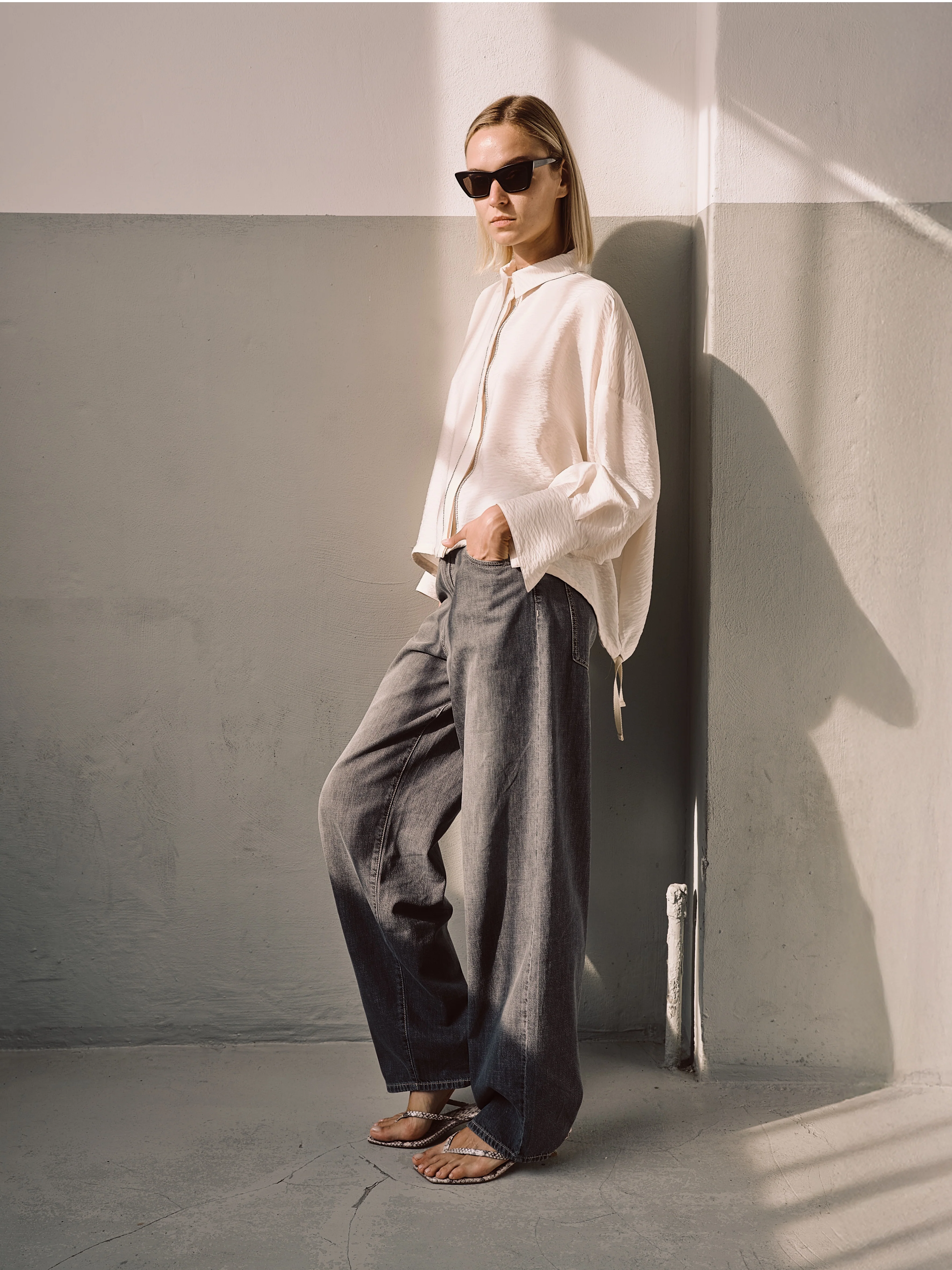 Ginevra Pantalone Grigio - Image 3