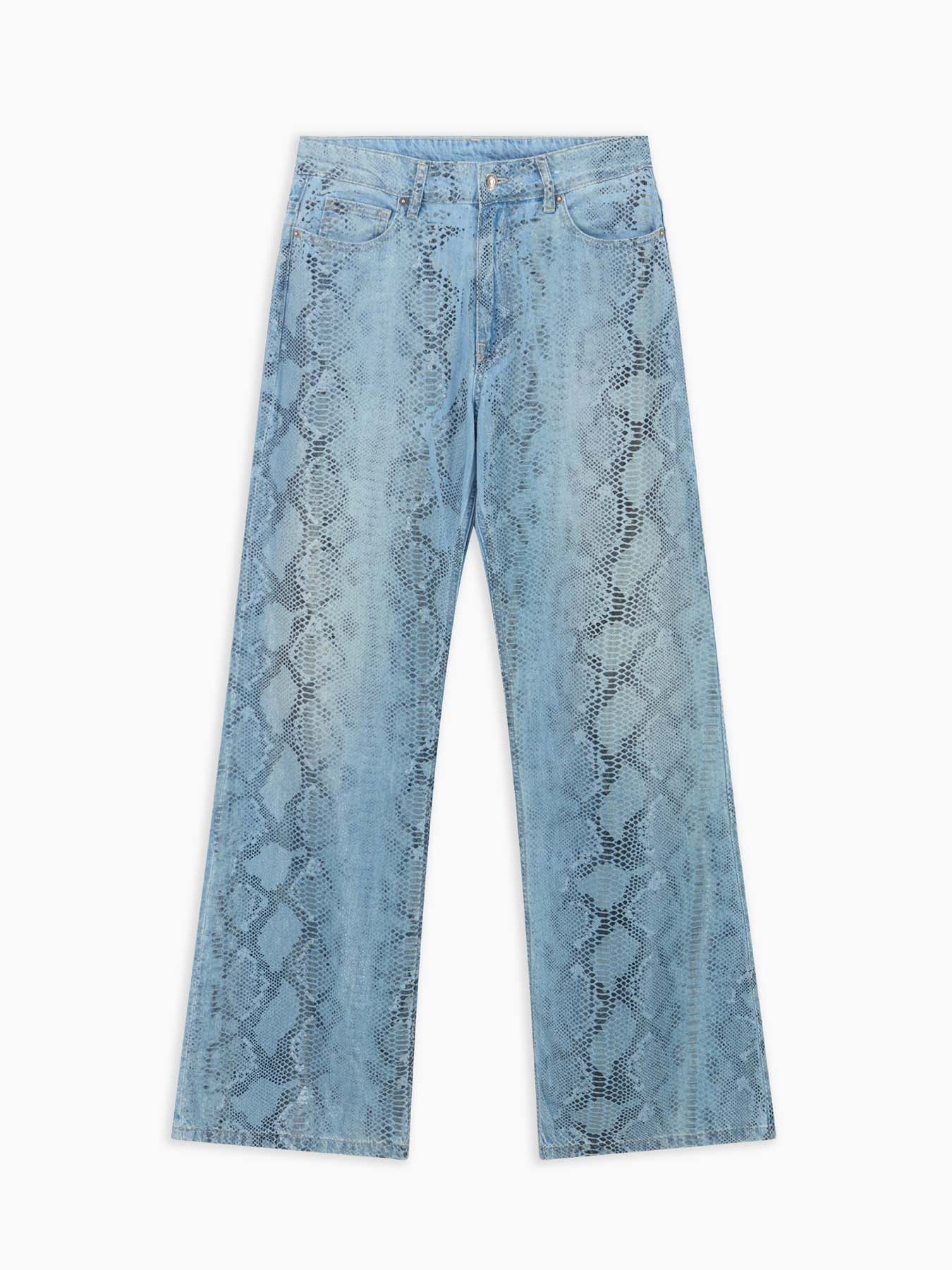 Hanoi-a Pantalone Azzurro-pitone - Image 2