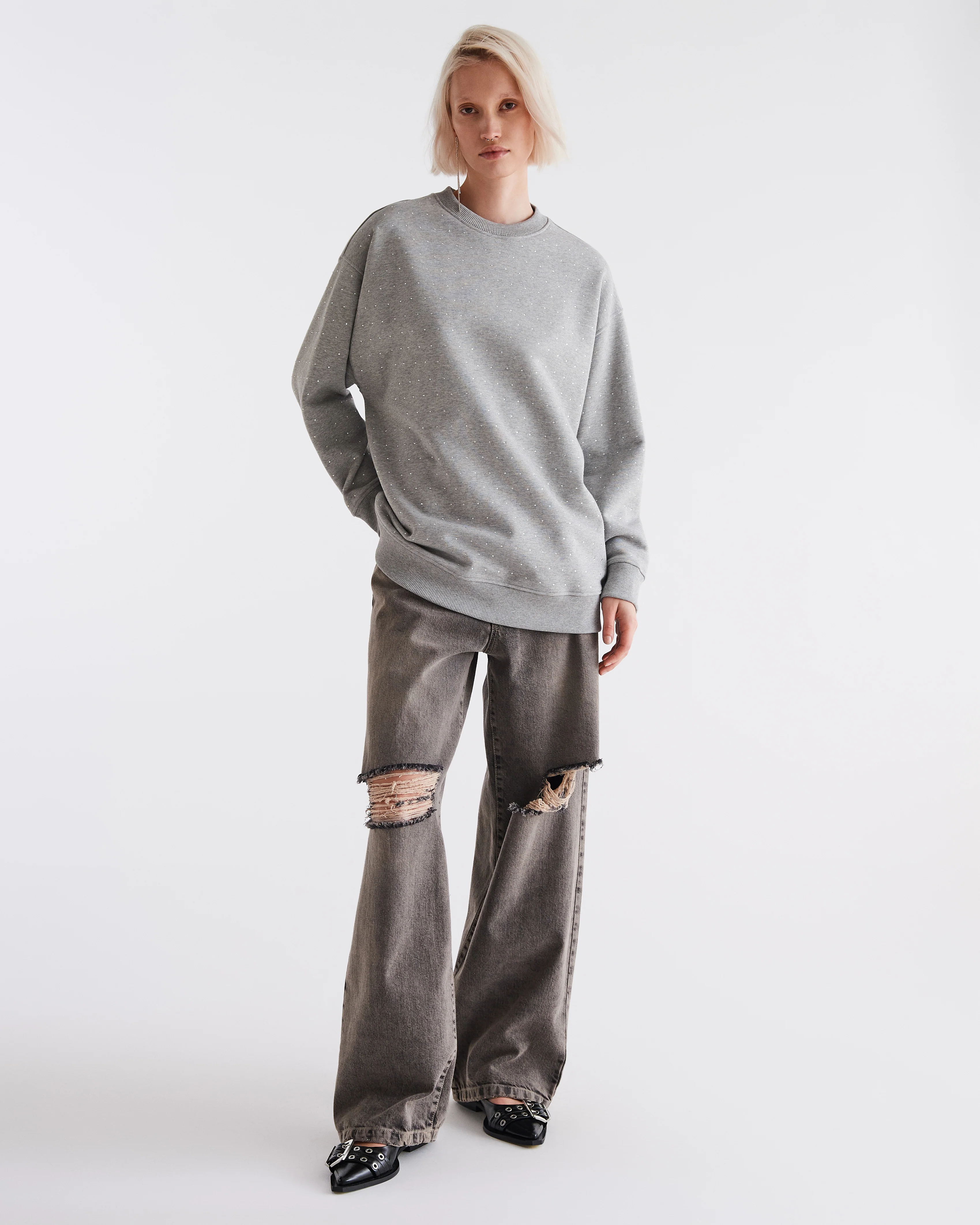 Harvard Felpa Grigio Melange