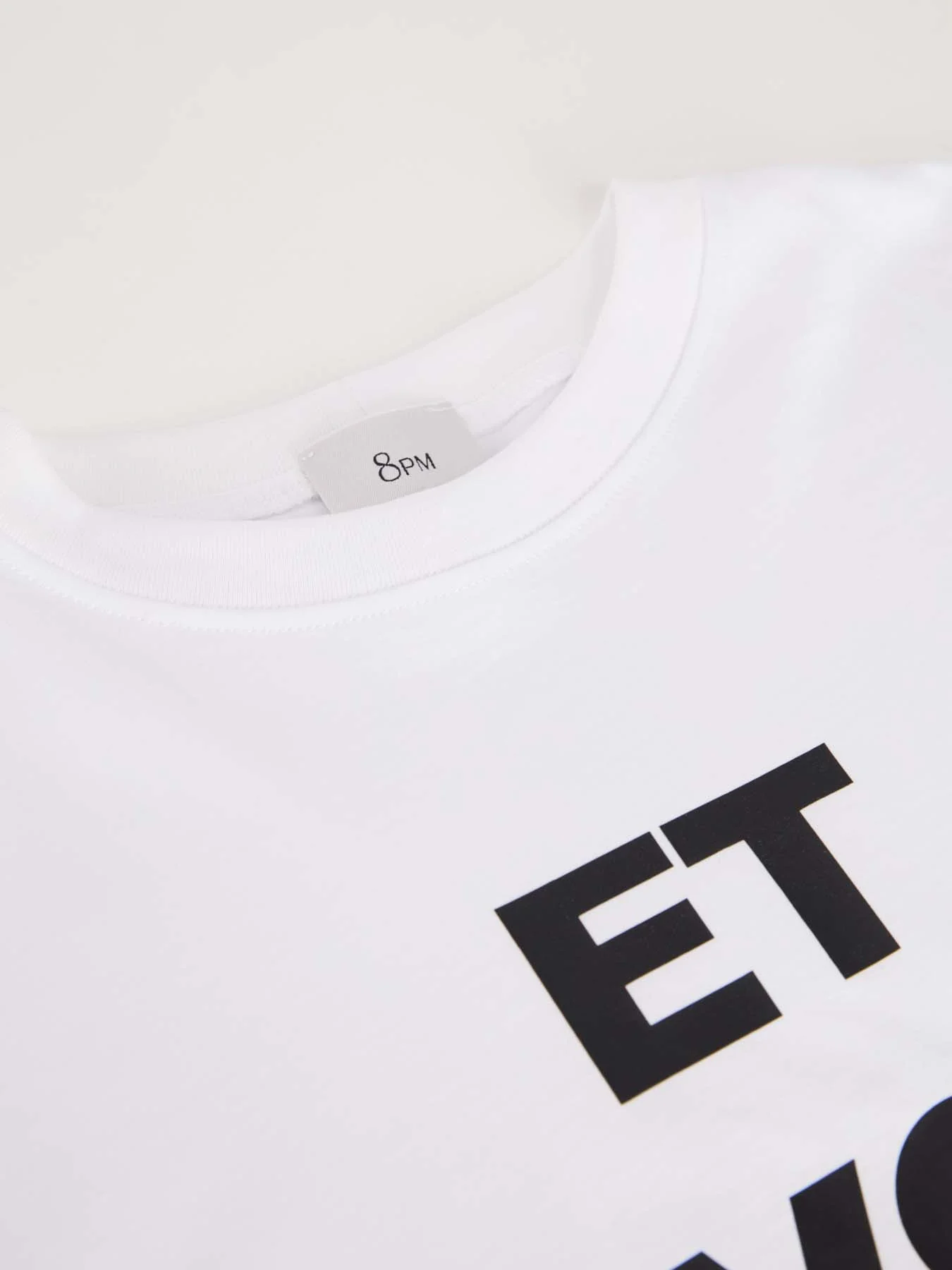 Lione T-shirt Bianco Ottico-nero - Image 3