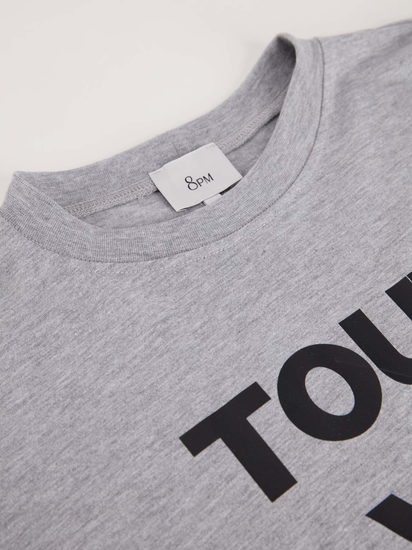 Madrid T-shirt Grigio Mel.chia.-nero - Image 3