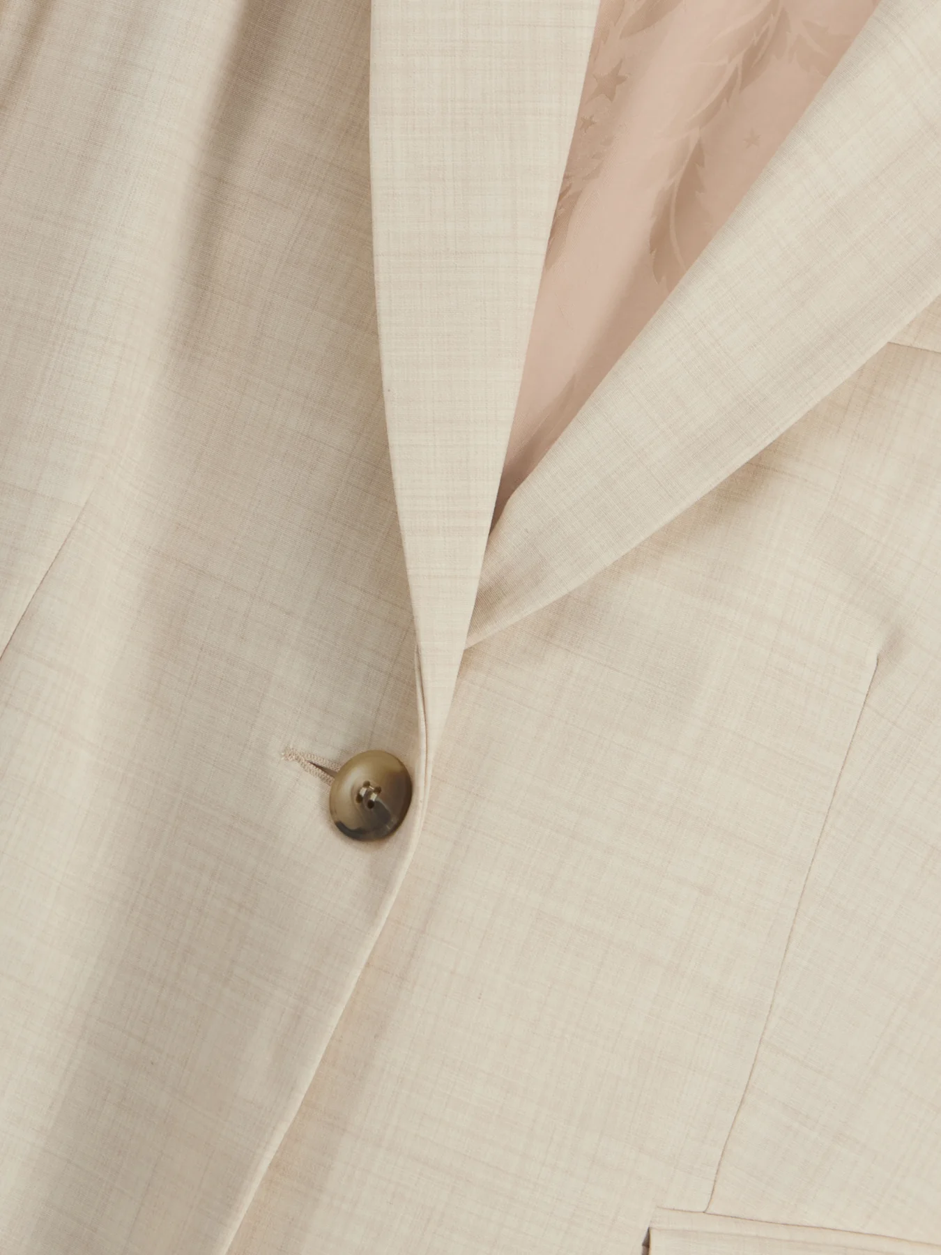 Panarea Giacca Off White Melange - Image 3