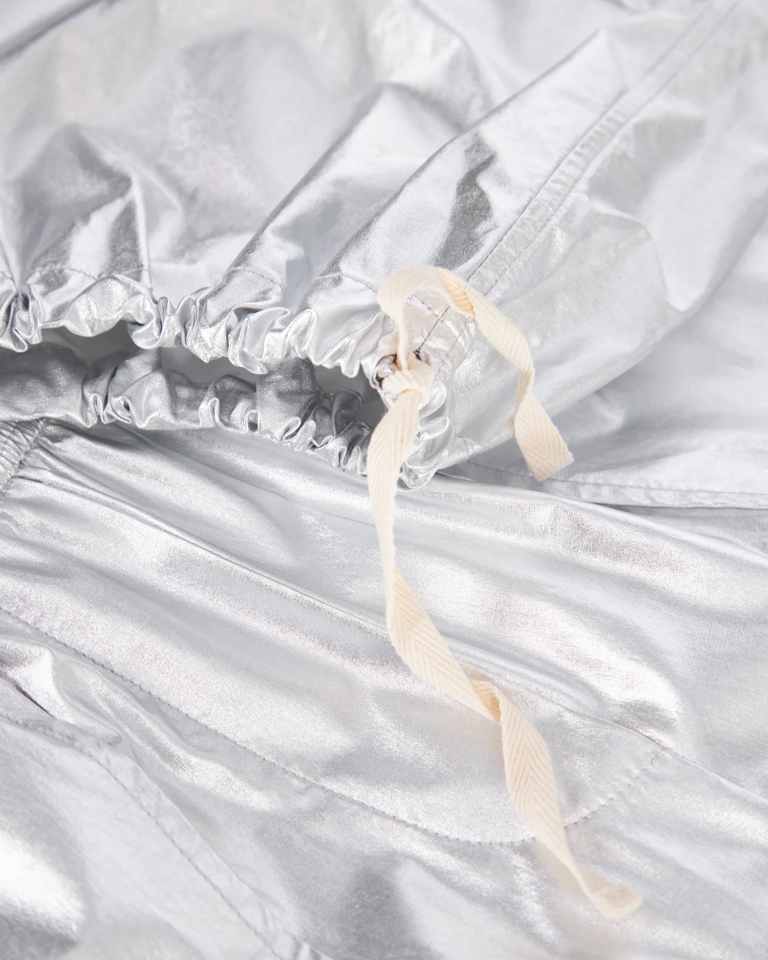 Pechino-a Pantalone Laminato Argento - Image 4