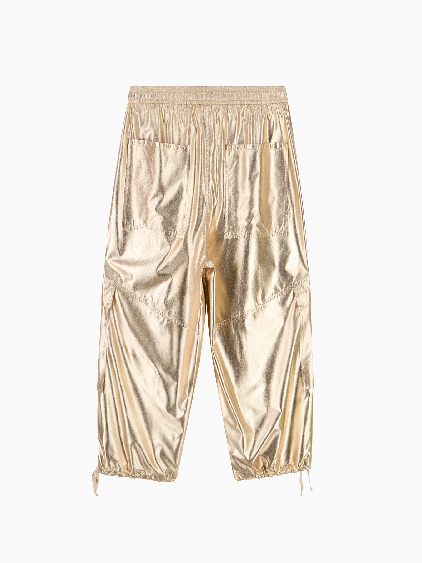 Pechino-a Pantalone Laminato Oro - Image 2