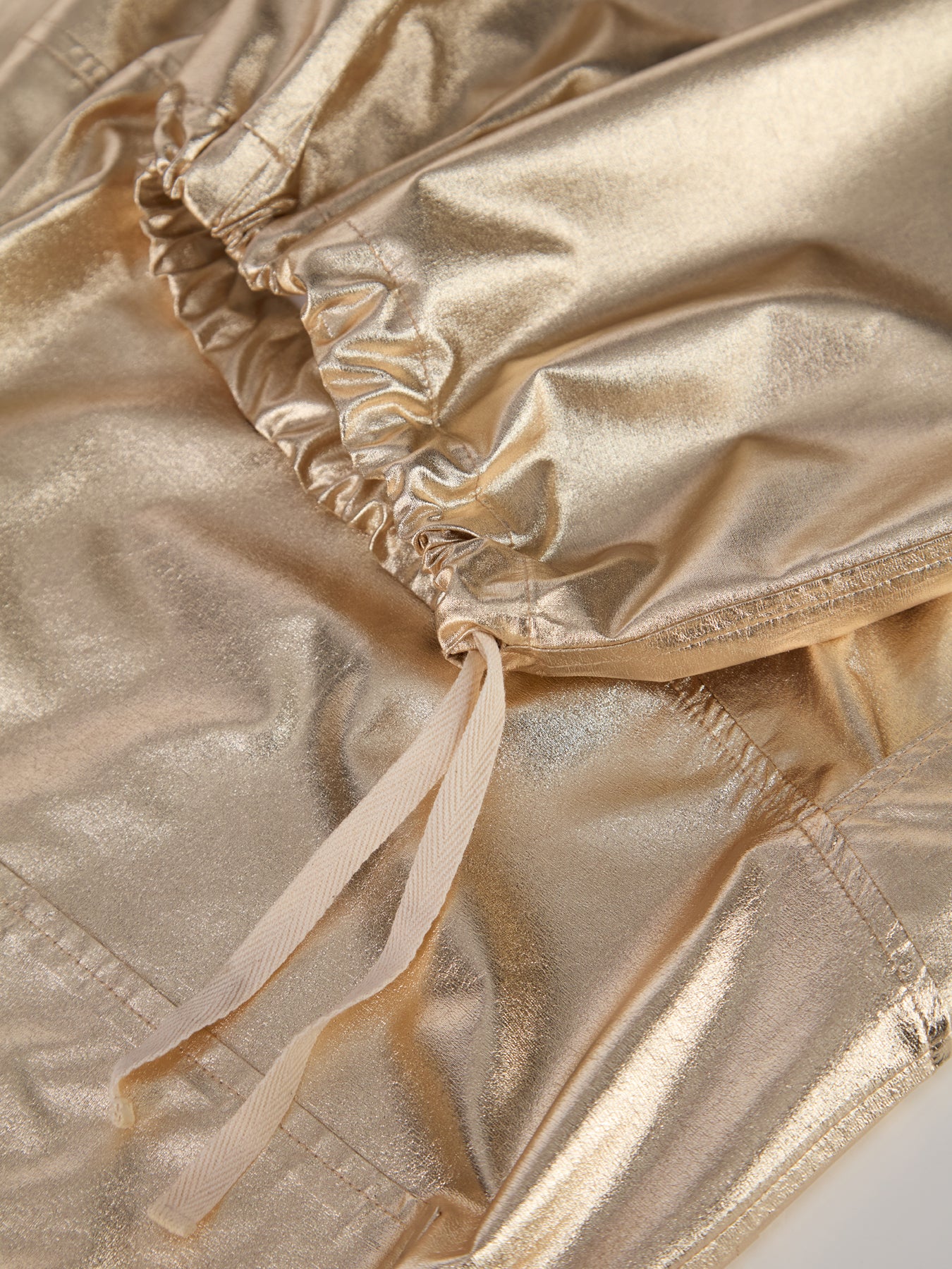 Pechino-a Pantalone Laminato Oro - Image 3