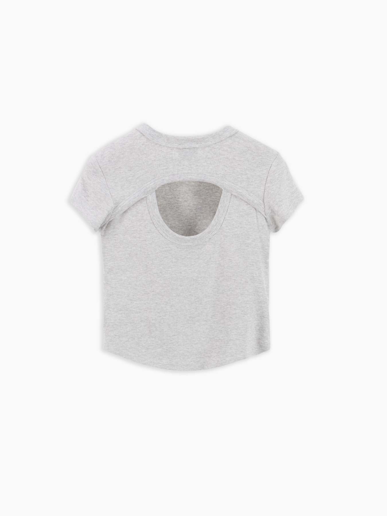 Porto T-shirt Grigio Perla Mel. - Image 3