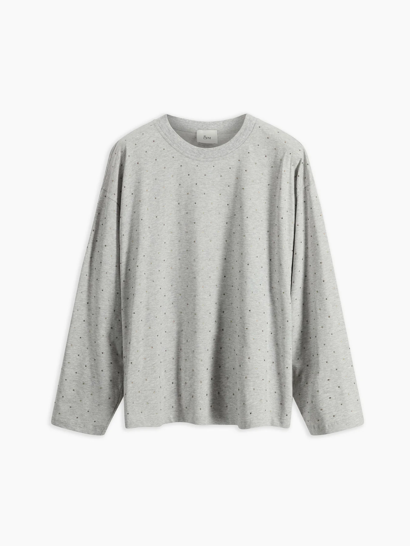 Rania T-shirt Grigio Perla Mel. - Image 2