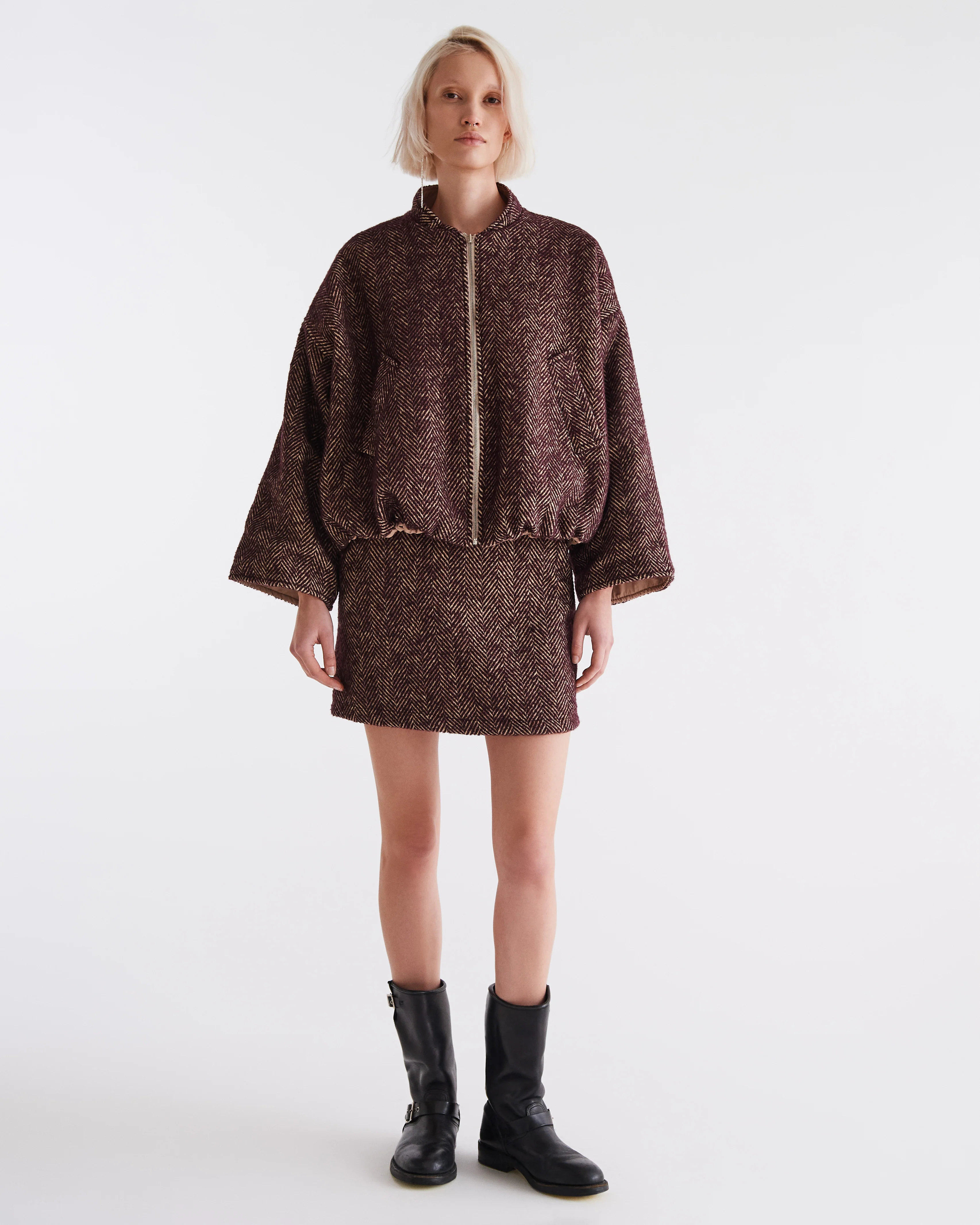 Yale Giubbotto Vino-cammello - Image 2